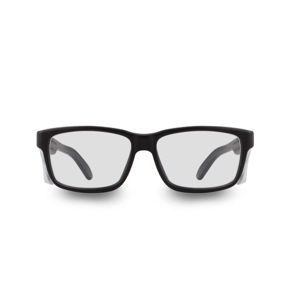 Gafas BRAVE-SMALL, montura negra graduable, poliamida, resistente, ligera, Cal. 54-14