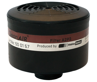 Filtro A2P3 para equipos Chemical 2F y 3F, rosca universal RD40, Clase 2. EN14387, EN12941, EN12942