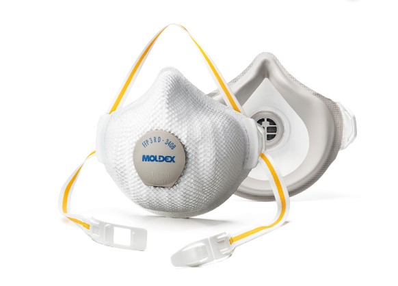 Mascarilla FFP3 R D, Air Plus, Air Wave, reutilizable, filtro pegado (envase individual)