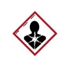 Señal PVC, "Producto Quimico Peligroso de Aspirar", 300x300mm