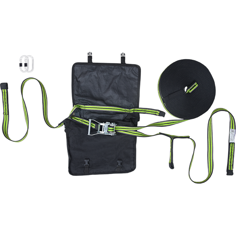 Correa horizontal para 2 usuarios, longitud ajustable de 5 a 20 metros