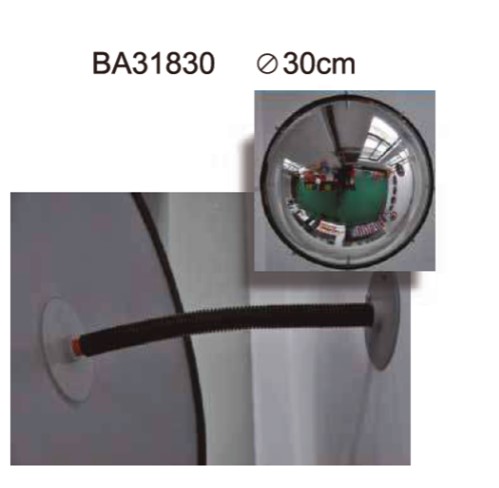 Espejo Interior 30cm de Diametro, Soporte para pared INCLUIDO. Distancia de vision Maxima: 2m