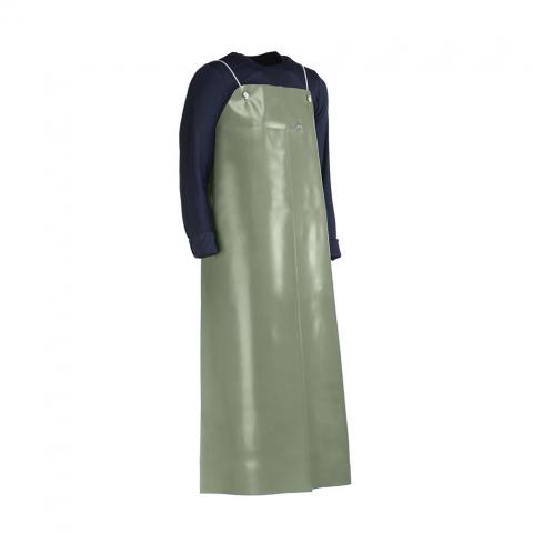Delantal con sujecion mediante cordon, PVC - Poliester.