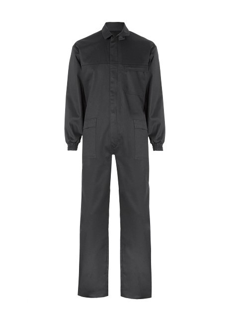 Mono recto con cremallera metalica sopatada y velcro, Bolsillos, 98% algodon 2% carbono.