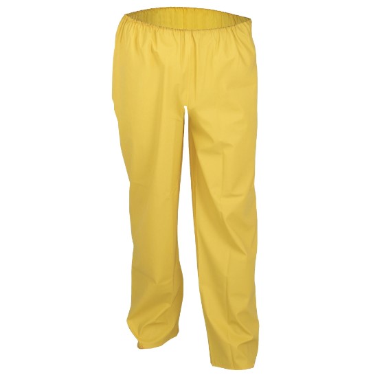 Stretch, Pantalon impermeable sin bolsillos, Elastico en la cintura, Poliester/PU 