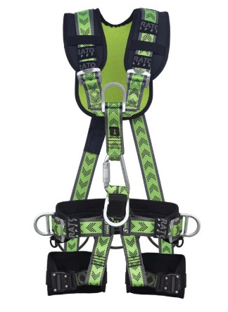 Arnes anticaida "confort" para trabajo en suspension con hebillas automaticas, 2 puntos de enganche