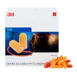[1110 ] 3M™ Tapones desechables con cordon 37 dB