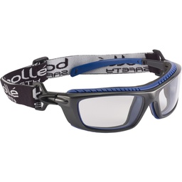 [BAXTER  ] Gafa Montura PC negro y azul – Ocular incoloro en PC antivaho y antirrayaduras Platinum BAXPSI