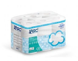 [PAPEL HIGIENICO DOMESTICO Blanco] Papel Higienico Domestico GC Confordeco Pixel. 100mm x 90mm. Color blanco