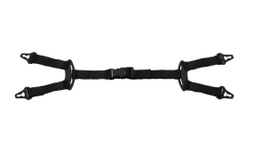 [DYNAMIC JUGALPHA] Barbuquejo de 4 puntos, fijación para trabajos en altura y sistema de fijación automático. Talla ajustable. Bolsa 10 unidades