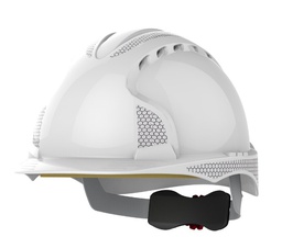 [AJP170-000-100 Blanco] Casco EVOLite®, visera Media, ventilado, ajuste con rueda, de color blanco
