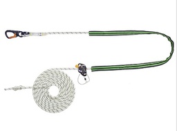 [FA 40 906 100 ] Eslinga trenzada de posicionamiento en el trabajo con modulador (10 m)