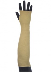 [5688-45 ] Manguito para-aramida tubular doble capa. Orificio para el pulgar. Galga. 16. 45cm talla unica