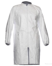 Bata TYVEK® 500 PL309, desechable, con cremallera y 2 bolsillos, puños elasticos