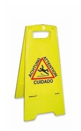 [RD30070] Panel amarillo, Precaucion suelo mojado, 62x30x21 cm