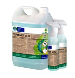 [GERMINET VIRU Garrafa 5Kg ] GERMINET VIRU Desinfectante virucida manos, superficies y textiles. Garrafa de 5kg