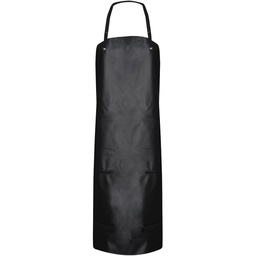 [S5S Negro] Delantal de PVC de proteccion quimica, negro, grosor 0,5 mm, 80x100cm
