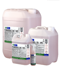 [FUNGISOL CB 10% (caja)] FUNGISOL CB 10%, Limpiador multiuso desinfectante de amplio espectro, 750ml (Caja de 6 sprays)