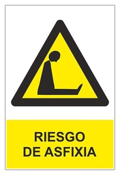 [RD30058] Señal PVC 0.7mm, "Peligro de asfixia", 210x300mm
