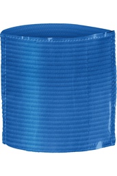 Brazalete elastico porta etiqueta transparente, Ideal para personalizar, cierre con velcro, 70% poliester /30% elastano