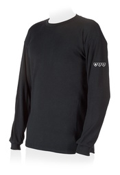 Camiseta anti-ignifuga, antiestatica, punto liso, color marino, 50% algodon-39% acrilica modificada tipo F-10% Viscosa-1% Antiestatico