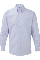 Camisa Oxford manga larga hombre, bolsillo en pecho, puños ajustables, 70%algodon Oxford-30% poliester. 