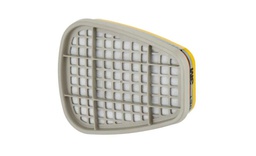 [6057 ] Filtros para gases ABE1, vapores y particulas, diseño de perfil bajo, conexion de bayoneta