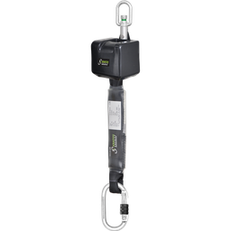 [FA 20 300 02 ] FA 20 300 02 Retractil anticaida en cinta, mosqueton de bloqueo con tornillo, 2.5m longitud