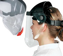 [DAC30702CG] Visor de acetato anti-vaho, protector cuello-menton (DC-Guard)