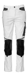 Pantalon 1/2 cintura elastica laterales, multibolsillos, rodillera y culera reforzadas, antidesgarro, 65% poliester-33%algodon-2%elastano