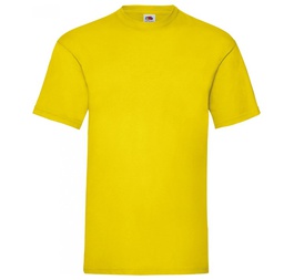 Camiseta Valueweight hombre, cuello redondo, corte tubular, 100% algodon. FRUIT OF THE LOOM.