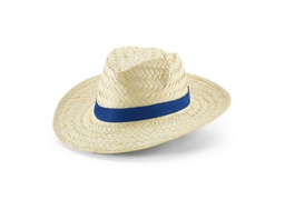 [EDWARD 99423] EDWARD Sombrero de paja natural, cinta cosida marcada, color natural claro, 580 mm