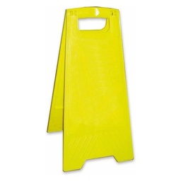 [RD30064] Panel de señalizacion amarillo sin grabar, 620mm altura