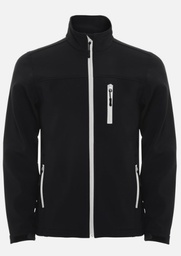 Chaqueta Softshell mujer de 2 capas, Cierre cremallera, Ajuste con velcro en puños, 3 Bolsillos. Poliester- Elastano