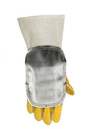 [44-3006LB ] Proteccion mano aluminizada con cuero