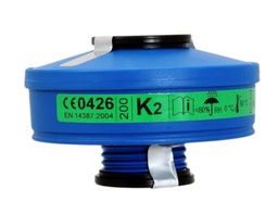 [12421000-100 K2 ] Filtro antigas. modelo K2, VAPORES de AMONIACO.