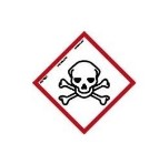 [RD47054 ] Señal PVC, "Producto Quimico con Toxicidad Aguda" 300x300mm