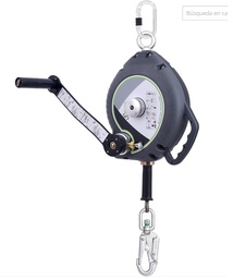 [FA 20 401 20S ] FA 20 401 20S OLYMPE Retractil cable INOX, anticaida de 20 m con torno de rescate integrado 