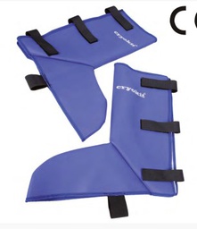 [20802 Azul] CRYO leggins, polainas para nitrogeno liquido, fabricadas con tejido de alta resistencia, 70x90cm