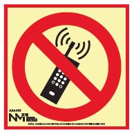 [A0A455] S. PROH. USO TELEFONOS MOVILES CLASE A 210X210