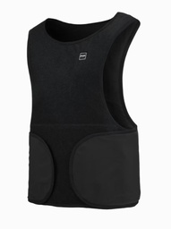 [300-HV100 Negro] Chaleco calefactable, (incluye bateria y mando a distancia) Talla unica ajustable