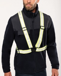 [YHVW064 Amarillo reflectante] Arnes de hombro elastico ajustable