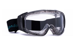 [9550255] Gondor Antivaho Gafa panoramica flexible con cinta elastica y ocular incoloro de acetato anti-vaho (EN166 - 170) Ventilacion indirecta