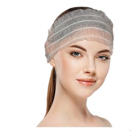 [01/02/010 Azul] Cinta Pelo diadema blanca en TNT de polipropileno (1000 unidades)