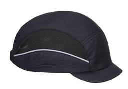 Gorra Antigolpes AirTech Micro Peak visera 2,5 cm, Ajuste por hebilla, Tejido de malla en laterales, Linea reflectante