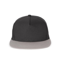 Gorra Snapback, 5 paneles, Visera Plana, Cierre de plastico ajustable, 100% sarga de algodon