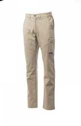 WORKER STRETCH SUMMER, Pantalon elastico, ligero, multibolsillos, pespuntes de contraste, 98% ALGODÓN, 2% ELASTANO