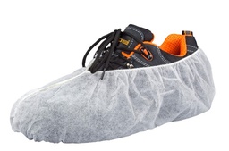 [SFW Blanco 15x41cm] Cubre zapato desechable de TST 30 g/m2, fabricacion manual, EPI Cat. I, CE