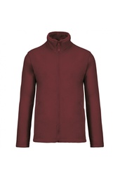 Chaqueta hombre micropolar con cremallera. 100% poliester con tratamiento anti-pilling. 